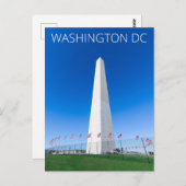 Washington DC Washington Memorial Postcard Postkarte (Vorne/Hinten)