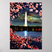 Washington DC Washington Memorial Poster (Vorne)
