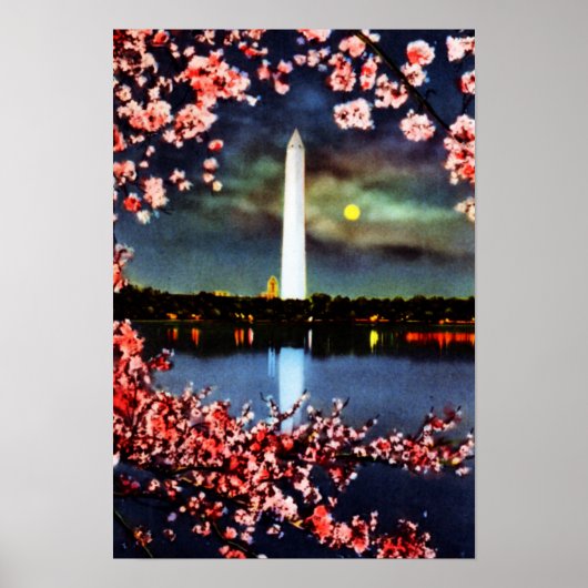 Washington DC Washington Memorial Poster (Vorne)