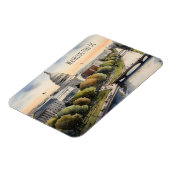 Washington DC Wasserfarbkunst Magnet (Linke Seite)