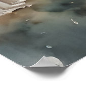 Washington DC Wasserfarbkunst Poster (Ecke)