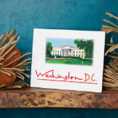 Washington DC - Weißes Haus Fotoplatte (Seite)