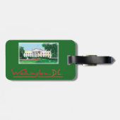 Washington DC - Weißes Haus Gepäckanhänger (Rückseite horizontal)
