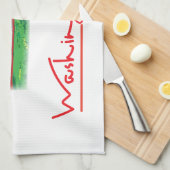 Washington DC - Weißes Haus Handtuch (Viertel Falte)