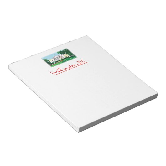 Washington DC - Weißes Haus Notizblock (angewinkelt)