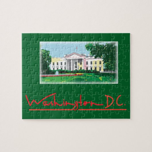 Washington DC - Weißes Haus Puzzle (Horizontal)