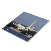 Washington DCSkyline mit US-Hauptstadts-Gebäude 2 Fliese (Seite)