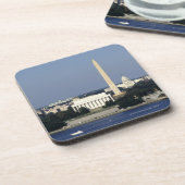 Washington DCSkyline mit US-Hauptstadts-Gebäude 2 Untersetzer (Linke Seite)