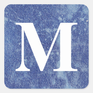 Washington Denim Design #12 @ Emporio Moffa Quadratischer Aufkleber