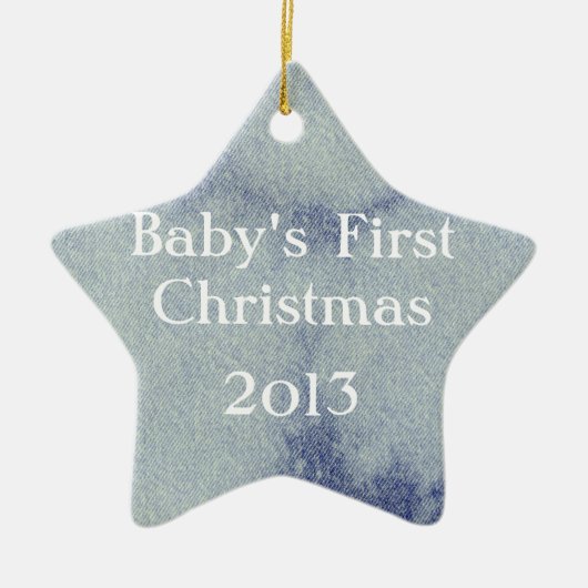 Washington Denim Design #1 bei Emporio Moffa Keramik Ornament (Vorne)