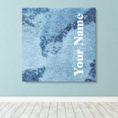 Washington Denim Design #1 bei Emporio Moffa Leinwanddruck (Insitu (Holzboden))