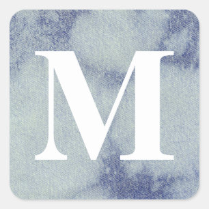 Washington Denim Design #1 @ Emporio Moffa Quadratischer Aufkleber