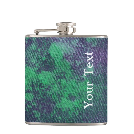 Washington Denim Design #2 in Emporio Moffa Flachmann (Vorderseite)