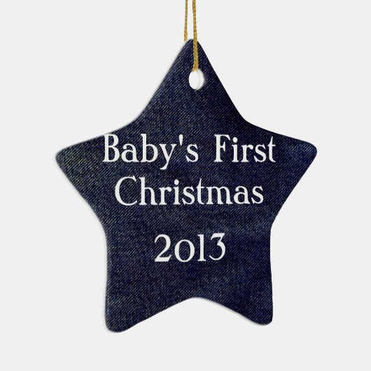 Washington Denim Design #7 in Emporio Moffa Keramik Ornament (Rechts)