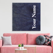 Washington Denim Design #7 in Emporio Moffa Leinwanddruck (Insitu (Wohnzimmer))