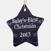 Washington Denim Design #8 bei Emporio Moffa Keramik Ornament (Links)