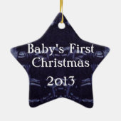 Washington Denim Design #8 bei Emporio Moffa Keramik Ornament (Hinten)