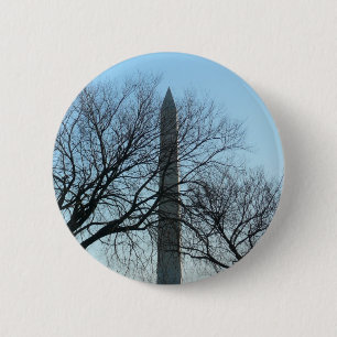 Washington Denkmal im Winter I Landschaft Button