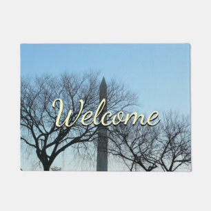 Washington Denkmal im Winter I Landschaft Fußmatte