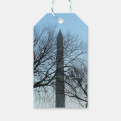 Washington Denkmal im Winter I Landschaft Geschenkanhänger (Vorderseite)