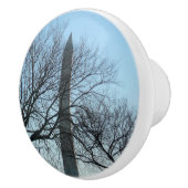 Washington Denkmal im Winter I Landschaft Keramikknauf (Rechts)