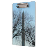 Washington Denkmal im Winter I Landschaft Klemmbrett (Links)