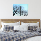Washington Denkmal im Winter I Landschaft Leinwanddruck (Insitu (Schlafzimmer))