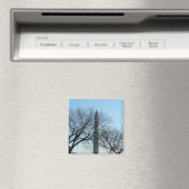 Washington Denkmal im Winter I Landschaft Magnet (In Situ (Geschirrspüler))