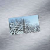 Washington Denkmal im Winter I Landschaft Magnetische Visitenkarte (Beispiel)