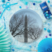 Washington Denkmal im Winter I Landschaft Pappteller (Party)