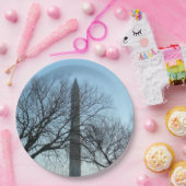 Washington Denkmal im Winter I Landschaft Pappteller (Party)