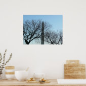 Washington Denkmal im Winter I Landschaft Poster (Küche)