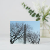 Washington Denkmal im Winter I Landschaft Postkarte (Stehend Vorderseite)