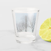 Washington Denkmal im Winter I Landschaft Schnapsglas (Rückseite)