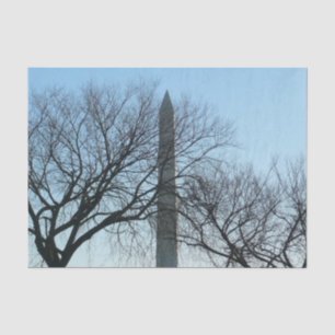 Washington Denkmal im Winter I Landschaft Seidenpapier