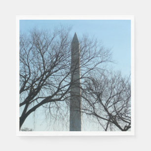 Washington Denkmal im Winter I Landschaft Serviette