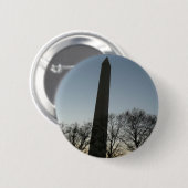 Washington Denkmal im Winter II Landschaft Button (Vorne & Hinten)