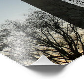 Washington Denkmal im Winter II Landschaft Fotodruck (Ecke)