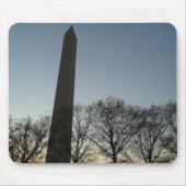 Washington Denkmal im Winter II Landschaft Mousepad (Vorne)