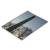 Washington Denkmal im Winter II Landschaft Notizblock (Linke Seite)