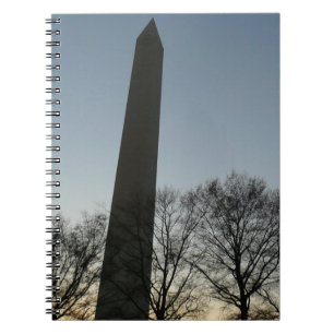 Washington Denkmal im Winter II Landschaft Notizblock