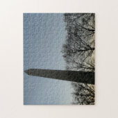 Washington Denkmal im Winter II Landschaft Puzzle (Vertikal)