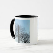 Washington Denkmal im Winter II Landschaft Tasse (Vorderseite Links)