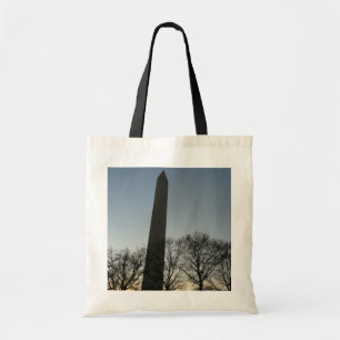 Washington Denkmal im Winter II Landschaft Tragetasche