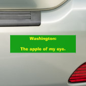 Washington: Der Apfel meines Auges Autoaufkleber (Auf Auto)