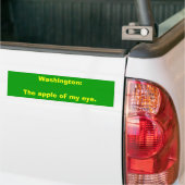 Washington: Der Apfel meines Auges Autoaufkleber (Auf Lkw)