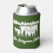 Washington Der Evergreen-Staat Dosenkühler (Kanne Vorderseite)