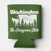 Washington Der Evergreen-Staat Dosenkühler (Rückseite)