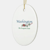 Washington Der Evergreen-Staat Keramikornament (Links)