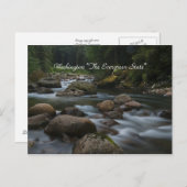Washington "Der Evergreen Staat" Postkarte (Vorne/Hinten)